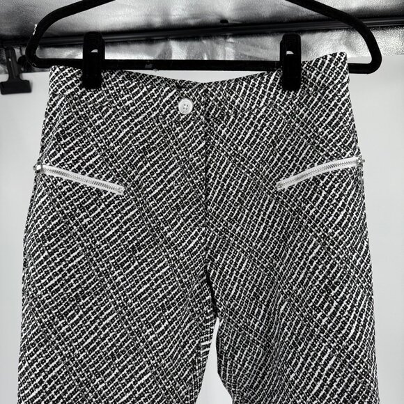 Insight New York PANTS, Tetris Dot Black & White Patterned Size 8 - Picture 5 of 16